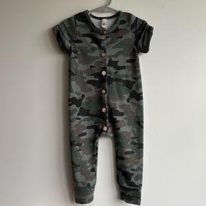 OG Camo Short Childhoods Sleeve Romper 18-24M